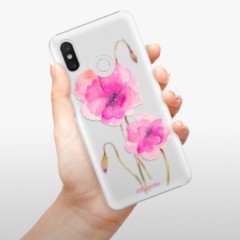 Plastové pouzdro iSaprio - Poppies 02 - Xiaomi Mi 8