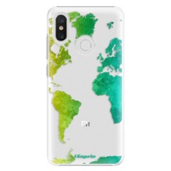 Plastové pouzdro iSaprio - Cold Map - Xiaomi Mi 8