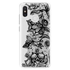 Plastové pouzdro iSaprio - Black Lace - Xiaomi Mi 8