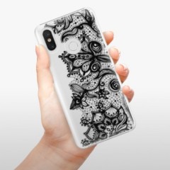 Plastové pouzdro iSaprio - Black Lace - Xiaomi Mi 8