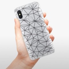 Plastové pouzdro iSaprio - Abstract Triangles 03 - black - Xiaomi Redmi S2