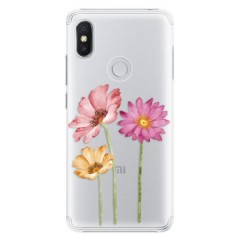 Plastové pouzdro iSaprio - Three Flowers - Xiaomi Redmi S2