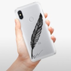 Plastové pouzdro iSaprio - Writing By Feather - black - Xiaomi Redmi S2