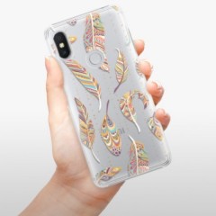 Plastové pouzdro iSaprio - Feather pattern 02 - Xiaomi Redmi S2