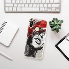Plastové pouzdro iSaprio - Sketch Face - Xiaomi Mi A2 Lite