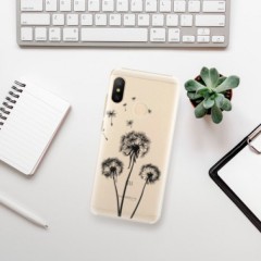 Plastové pouzdro iSaprio - Three Dandelions - black - Xiaomi Mi A2 Lite