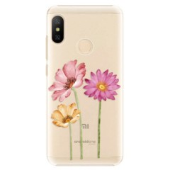 Plastové pouzdro iSaprio - Three Flowers - Xiaomi Mi A2 Lite