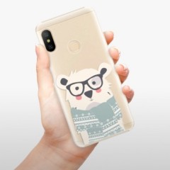 Plastové pouzdro iSaprio - Bear with Scarf - Xiaomi Mi A2 Lite
