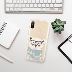Plastové pouzdro iSaprio - Bear with Scarf - Xiaomi Mi A2 Lite
