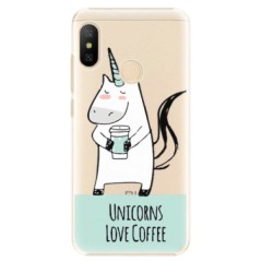 Plastové pouzdro iSaprio - Unicorns Love Coffee - Xiaomi Mi A2 Lite