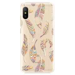 Plastové pouzdro iSaprio - Feather pattern 02 - Xiaomi Mi A2 Lite