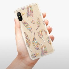 Plastové pouzdro iSaprio - Feather pattern 02 - Xiaomi Mi A2 Lite