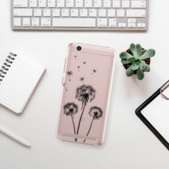 Plastové pouzdro iSaprio - Three Dandelions - black - Xiaomi Redmi 5A