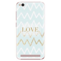 Plastové pouzdro iSaprio - GoldLove - Xiaomi Redmi 5A