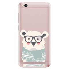 Plastové pouzdro iSaprio - Bear with Scarf - Xiaomi Redmi 5A