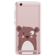 Plastové pouzdro iSaprio - Brown Bear - Xiaomi Redmi 5A