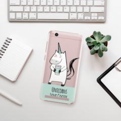 Plastové pouzdro iSaprio - Unicorns Love Coffee - Xiaomi Redmi 5A