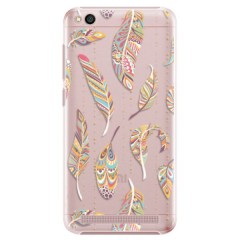 Plastové pouzdro iSaprio - Feather pattern 02 - Xiaomi Redmi 5A