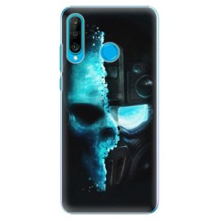 Plastové pouzdro iSaprio - Roboskull - Huawei P30 Lite