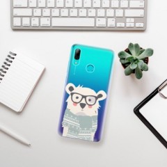 Odolné silikonové pouzdro iSaprio - Bear with Scarf - Huawei P Smart 2019