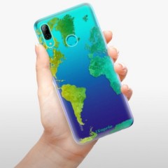 Odolné silikonové pouzdro iSaprio - Cold Map - Huawei P Smart 2019