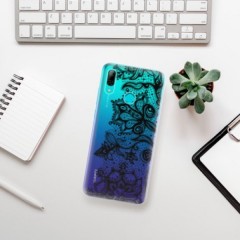 Odolné silikonové pouzdro iSaprio - Black Lace - Huawei P Smart 2019