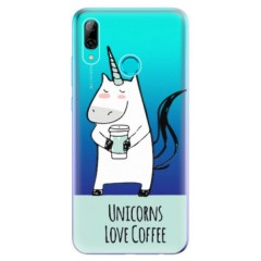 Odolné silikonové pouzdro iSaprio - Unicorns Love Coffee - Huawei P Smart 2019