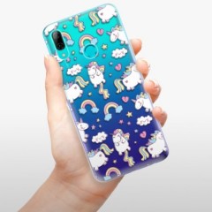 Odolné silikonové pouzdro iSaprio - Unicorn pattern 02 - Huawei P Smart 2019