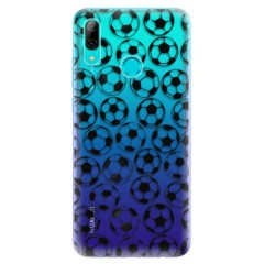 Odolné silikonové pouzdro iSaprio - Football pattern - black - Huawei P Smart 2019