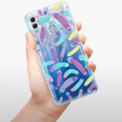 Odolné silikonové pouzdro iSaprio - Feather Pattern 01 - Huawei Honor 10 Lite