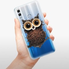 Odolné silikonové pouzdro iSaprio - Owl And Coffee - Huawei Honor 10 Lite