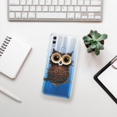 Odolné silikonové pouzdro iSaprio - Owl And Coffee - Huawei Honor 10 Lite