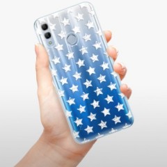 Odolné silikonové pouzdro iSaprio - Stars Pattern - white - Huawei Honor 10 Lite