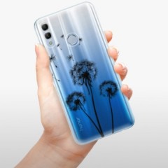 Odolné silikonové pouzdro iSaprio - Three Dandelions - black - Huawei Honor 10 Lite
