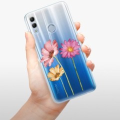 Odolné silikonové pouzdro iSaprio - Three Flowers - Huawei Honor 10 Lite