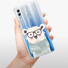 Odolné silikonové pouzdro iSaprio - Bear with Scarf - Huawei Honor 10 Lite