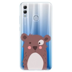 Odolné silikonové pouzdro iSaprio - Brown Bear - Huawei Honor 10 Lite