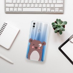 Odolné silikonové pouzdro iSaprio - Brown Bear - Huawei Honor 10 Lite