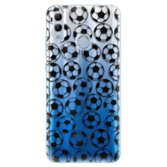 Odolné silikonové pouzdro iSaprio - Football pattern - black - Huawei Honor 10 Lite