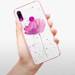 Plastové pouzdro iSaprio - Poppies - Xiaomi Redmi Note 7