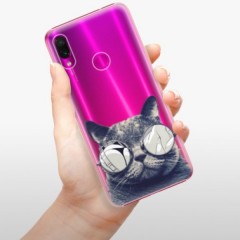 Plastové pouzdro iSaprio - Crazy Cat 01 - Xiaomi Redmi Note 7