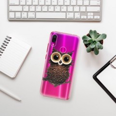 Plastové pouzdro iSaprio - Owl And Coffee - Xiaomi Redmi Note 7