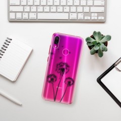 Plastové pouzdro iSaprio - Three Dandelions - black - Xiaomi Redmi Note 7