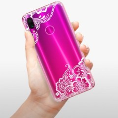 Plastové pouzdro iSaprio - White Lace 02 - Xiaomi Redmi Note 7