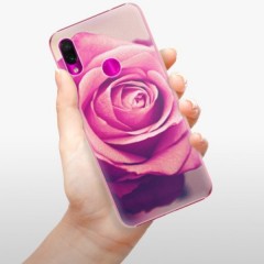 Plastové pouzdro iSaprio - Pink Rose - Xiaomi Redmi Note 7