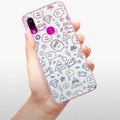 Plastové pouzdro iSaprio - Funny Clouds - Xiaomi Redmi Note 7