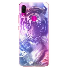 Plastové pouzdro iSaprio - Purple Tiger - Xiaomi Redmi Note 7