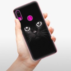Plastové pouzdro iSaprio - Black Cat - Xiaomi Redmi Note 7