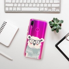 Plastové pouzdro iSaprio - Bear with Scarf - Xiaomi Redmi Note 7
