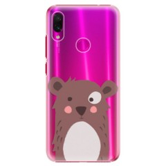 Plastové pouzdro iSaprio - Brown Bear - Xiaomi Redmi Note 7